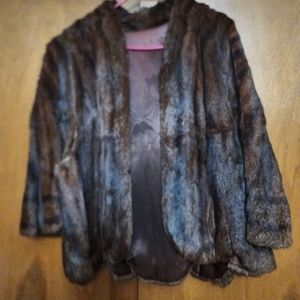Antique beaver fur stole